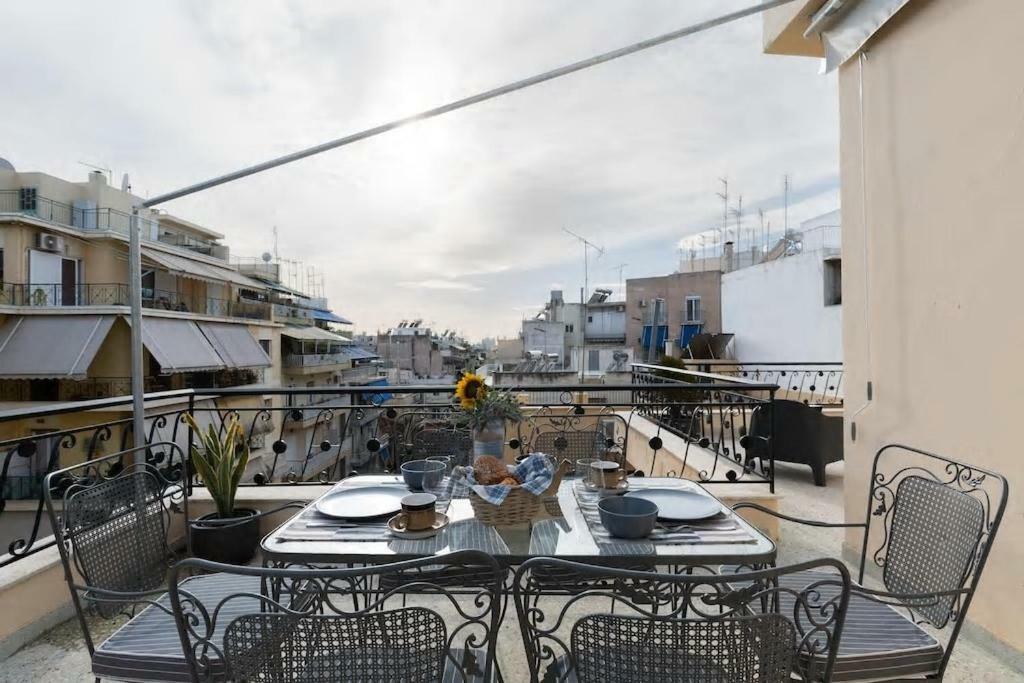 Soulis' Penthouse Near Acropolis Appartement Athene Buitenkant foto