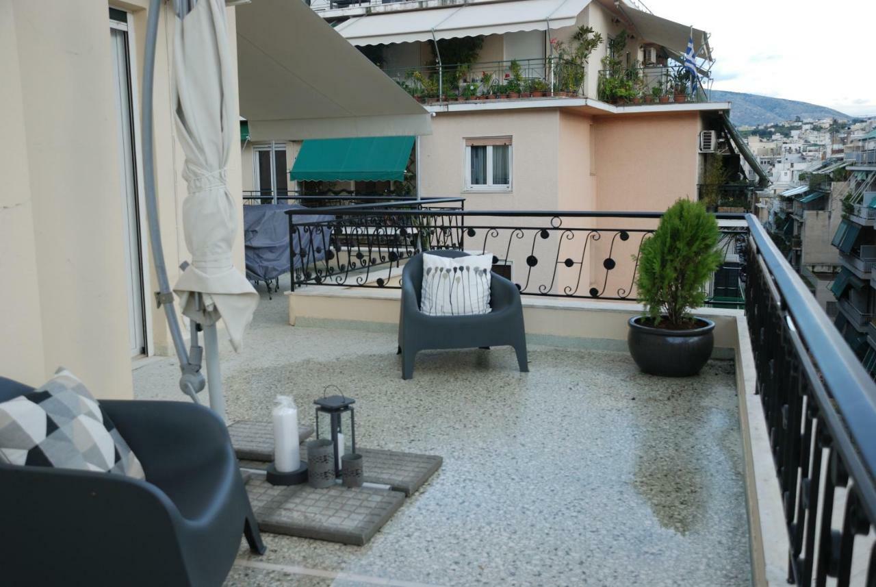 Soulis' Penthouse Near Acropolis Appartement Athene Buitenkant foto